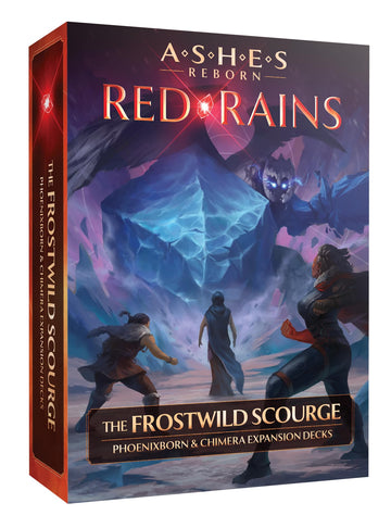 Plaid Hat Games Ashes Reborn: Red Rains Frostwild Scourge Expansion Decks - Phoenixborn & Chimera Set for 1-2 Players, Ages 14+ - Requires Corpse