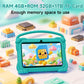 YQSAVIOR Kids Tablets, Android 12 Tablet for Kids, 4GB RAM 32GB ROM Toddler Tablet 7 inch IPS Screen, Parental Control, 2+5MP Dual Camera, Shockproof