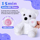 BSTAOFY Glow Polar Bear Light up Stuffed Animal LED Night Light Bear Soft Plush Toy Adorable Birthday Mother's Children's Day Valentines for Toddler