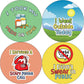 Creanoso Cute Adulting Stickers (10-Sheet) - Assorted Designs for Children - Classroom Reward Incentives for Students - Stocking Stuffers Party Favors