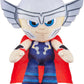 Marvel Plush Character Figure, 8-inch Thor Super Hero Soft Doll, Collectible Toy Gift for Kids & Fans Ages 3 Years Old & Up