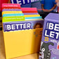 Bjorem Better Letters® and The Laurie Berkner Band ABCs Card Deck, Learn Letters and Sounds paired with Laurie Berkner's 6 Better Letters Songs