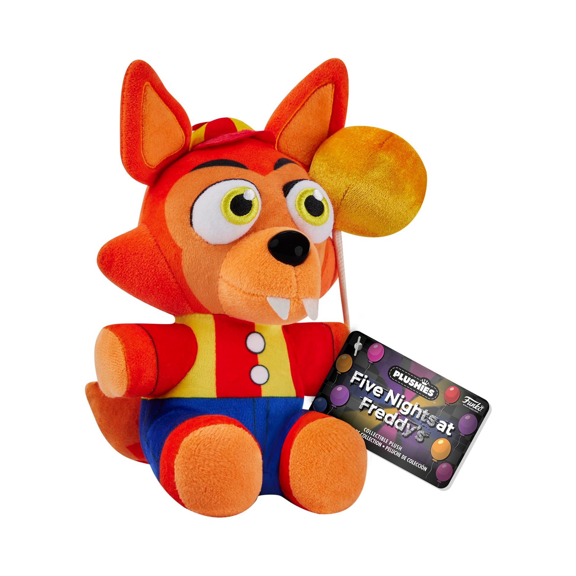 Funko Plush: Five Nights at Freddy's - Balloon Foxy - (CL 7") - Collectable Soft Plush - Birthday Gift Idea - Official Merchandise - Stuffed