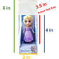 Amarina Packed in Clear Box for Gift Frozen Mini Poseable 3.5inch Doll Choose from All 14 Style Frozen Characters (ELSA Lilac)
