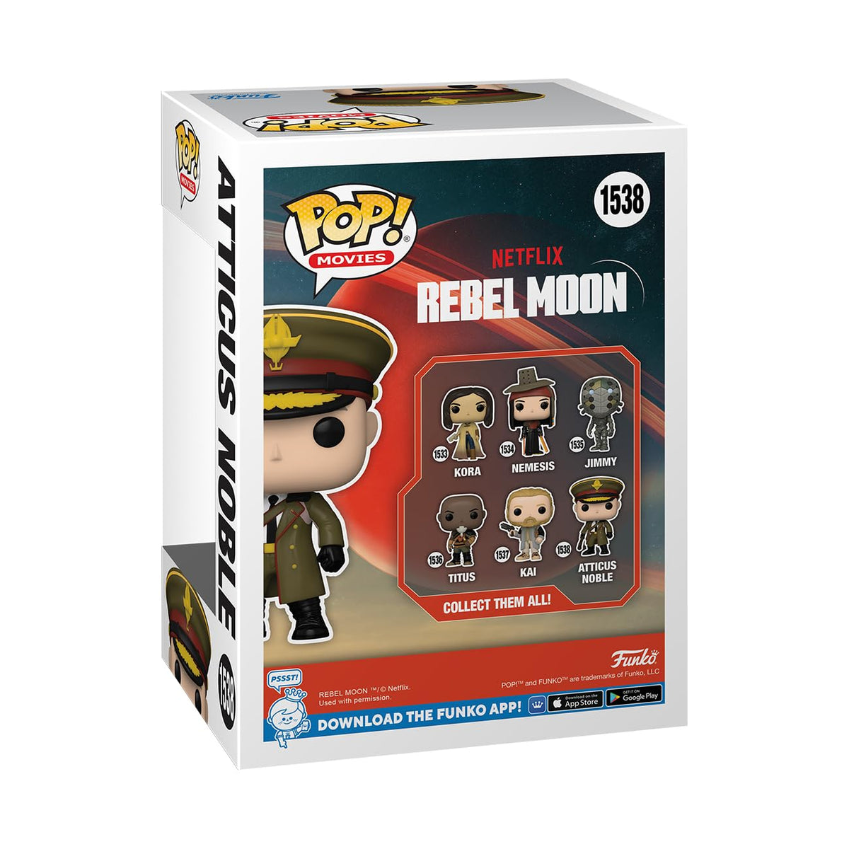Funko POP! Movies: Rebel Moon - Atticus Noble