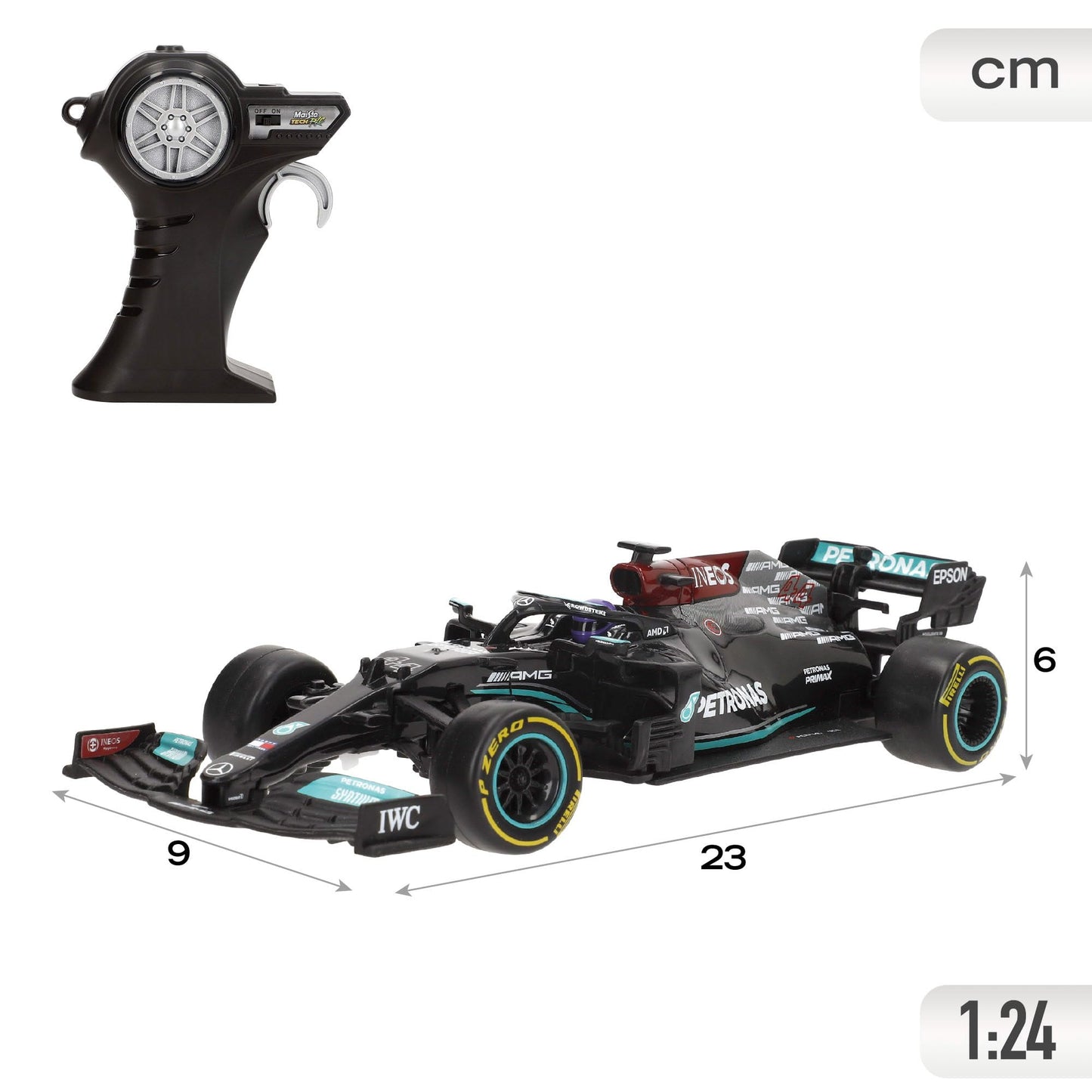 Maisto 1:24 Premium RC F1 MERCESDES 2021 Season L Hamilton (M82355)