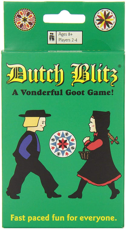 Dutch Blitz Card Game - Original Fast Paced Family Game with 160 Cards