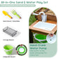 WOODENFUN Wooden Sand Table for Kids Ages 3-8, Summer Outdoor Toys