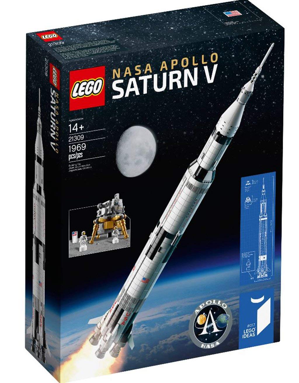 LEGO 21309 NASA Apollo Saturn V