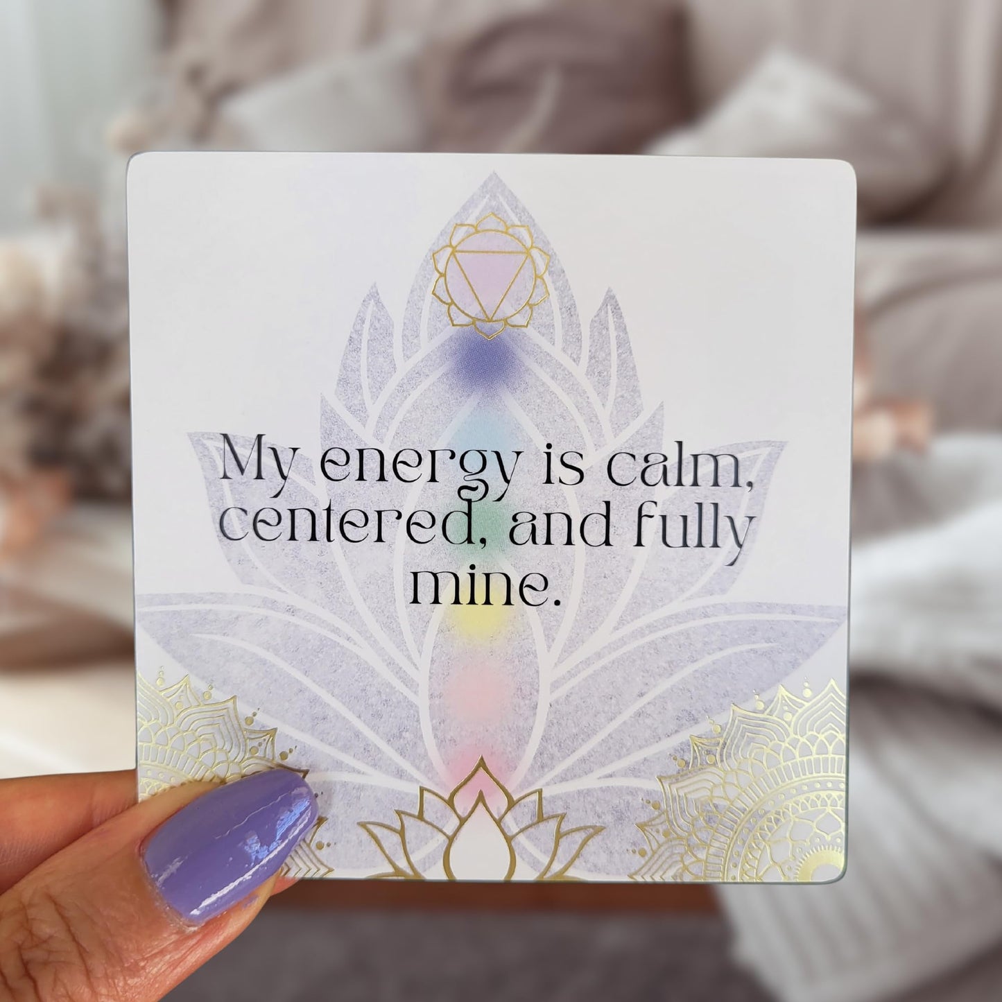 Getta Girl Aura Chakra Affirmations & Ritual Deck: 57 Daily Mindfulness & Meditation Activity Cards | Balance Mind, Body & Spirit | Wellness Self-Care