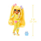 Rainbow High Jr High PJ Party - Sunny, Yellow 9" Posable Blonde Fashion Doll with Soft Onesie, Slippers, Fun Play Accessories, Great Toy Gift for