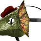 Mattel Jurassic World Dilophosaurus Role Play Mask with Venom Launchin Water Feature, Sound & Adjustable Frill, Dinosaur Costume Headgear Toy