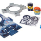 Minions: The Rise of Gru Splat'ems Multipack Pilot with 3 Mini Minion Figures with Deluxe Launcher and Sticky Targets, Gift for Kids 4 Years & Older