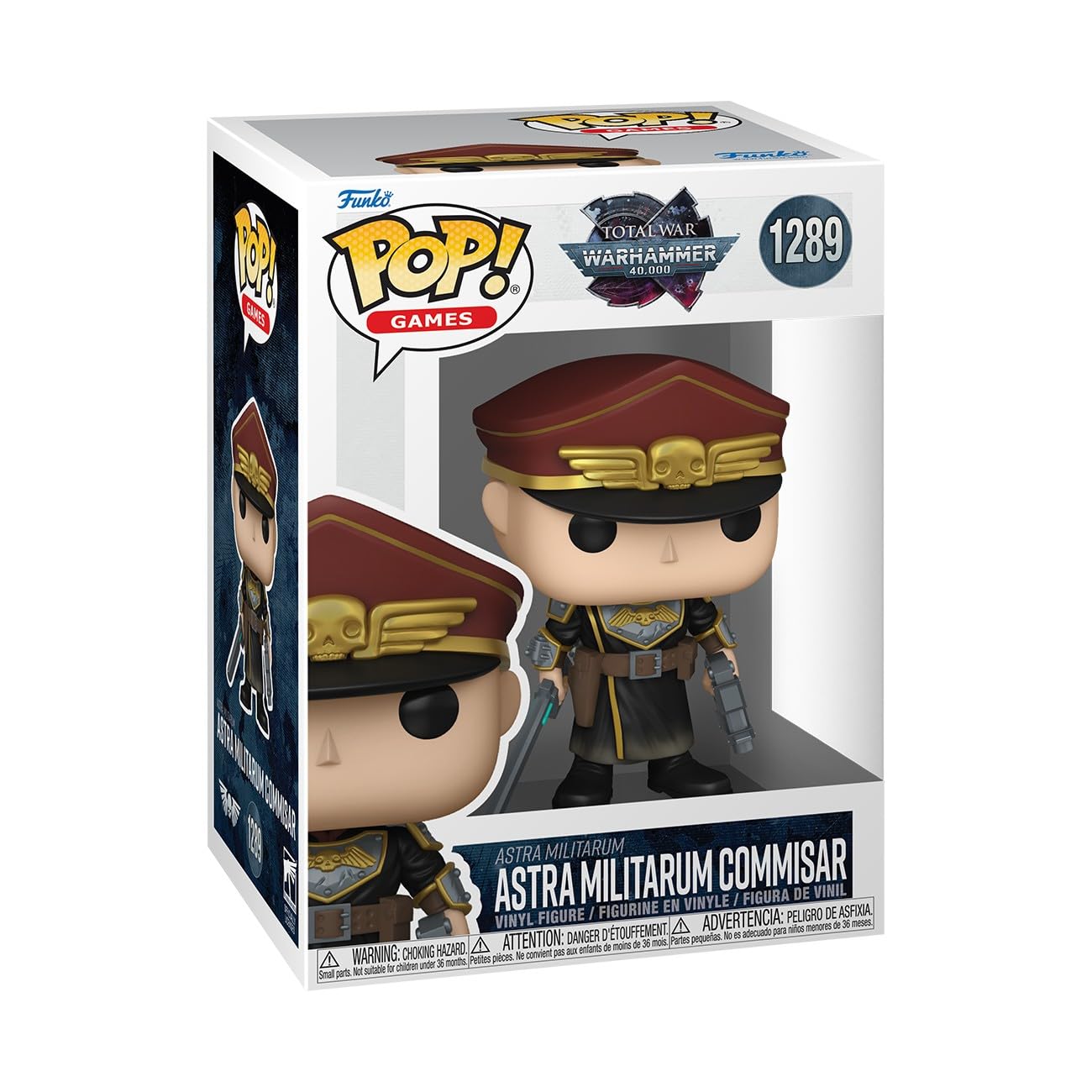 Funko Pop! Games: Warhammer - Astra Militarum Commisar - Collectable Vinyl Figure - Gift Idea - Official Merchandise - Toys for Kids & Adults - Video