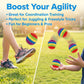 3 Pack Crochet Hack Footbag Set, Hand-Made Knitted Footbags Sac, Durable Knit Kick Bags, Soft Woven Juggling Balls for Coordination Training, Outdoor