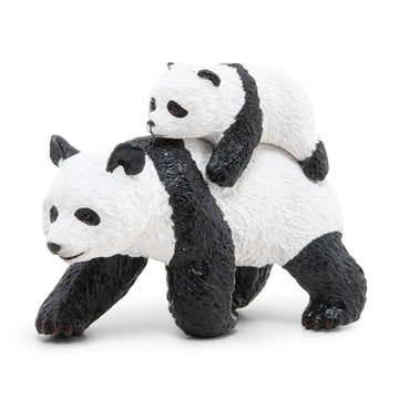 Papo - Realistic Panda And Baby Figure - Ages 3+ - Wild Life Collection - Educational Play Animal Family - Gift Idea Toy for Girls and Boys