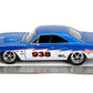 Jada Big Time Muscle 1:24 1970 Plymouth Roadrunner Die-Cast Car, Toys for Kids and Adults(Candy Blue/White)
