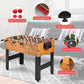HOMGX 48" 3-in-1 Game Table, Wooden Game Table w/Football, Hockey, and Billiards, Game Size Combination Game Table for Parties, Family Nights,