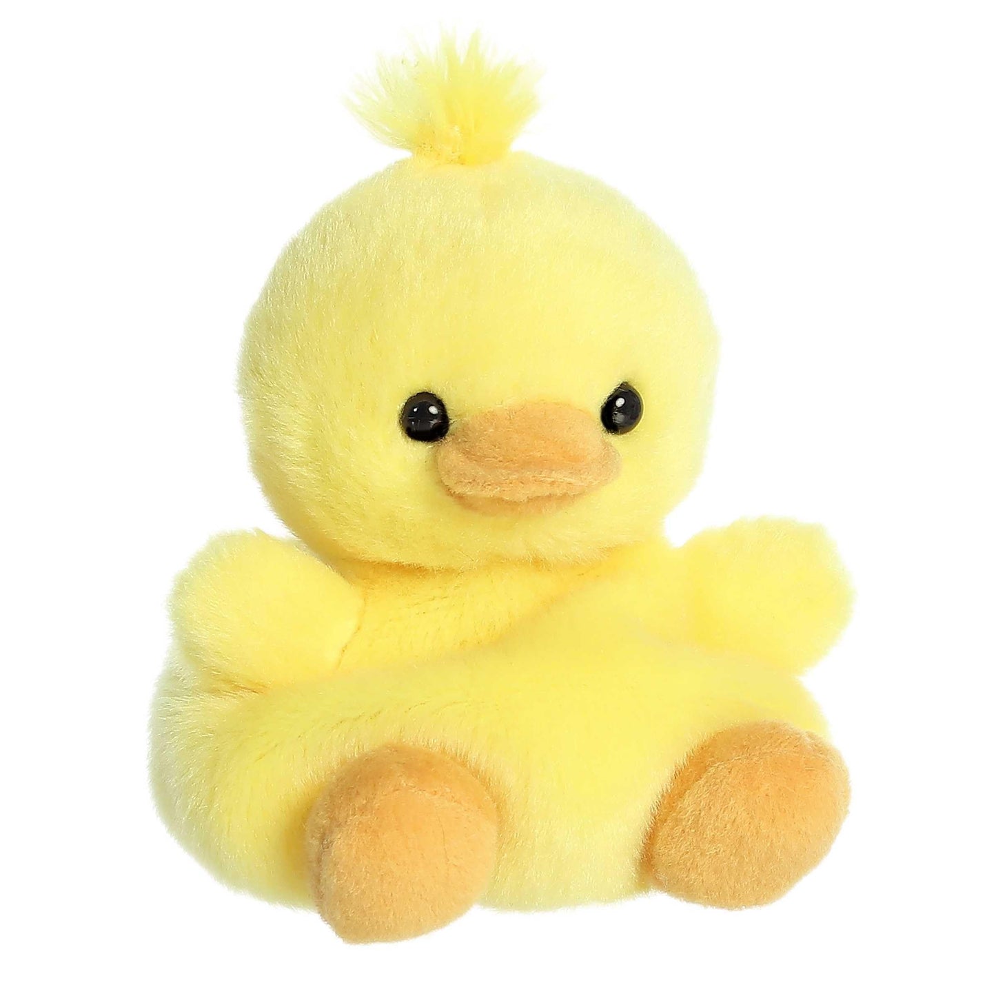 Aurora® Adorable Palm Pals™ Darling Duck Stuffed Animal - Fun Collectible Plush for Kids and Adult Collectors - Perfect for Decorating Rooms