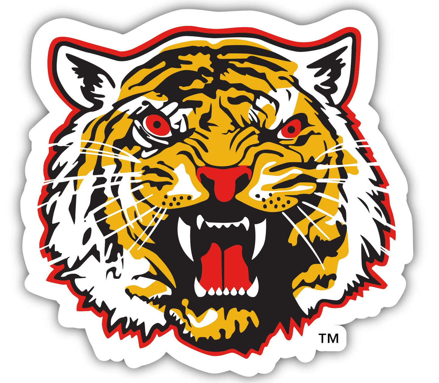 Grambling State Tigers 12 Inch Vinyl Decal Sticker Officially Licensed Collegiate Product