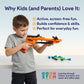 New Bounce Bullseye Crossbow Game - Kids Target Shooting Toy with 6 Suction Darts, Indoor & Outdoor Archery Fun, Improves Focus & Coordination, 1-2