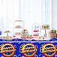 SHONHONG 2pcs Blue Hedgehog Party Tablecloth 42 * 71inch,Hedgehog Theme Birthday Party Decoration Supplies