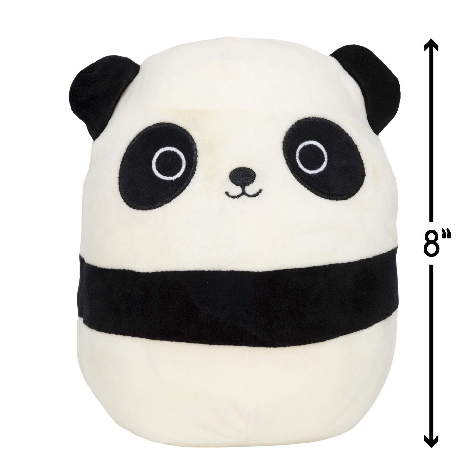 Squishmallows Official Kellytoy Plush 8" Stanley the Panda - Ultrasoft Stuffed Animal Plush Toy