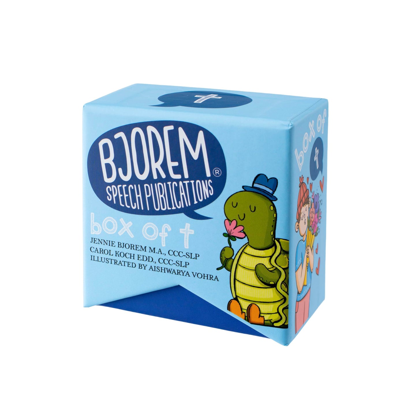 Bjorem Speech® Box of T Sound - Speech Therapy and Phonemic Awareness Tool for Kids Learing the T Sound
