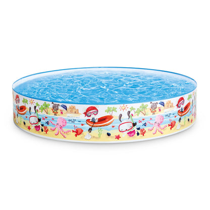 Intex Snorkel Buddies Snapset Pool - 5'X10" (Style May Vary), Multicolor (56451EP)