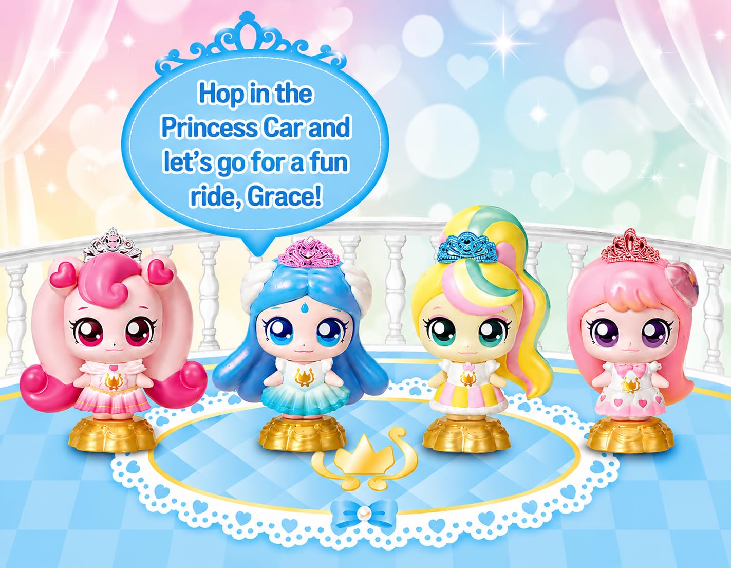 Princess Catch Teenieping Bonnyping Season 6 Royal Character Figure Set - 2025 New Yellow