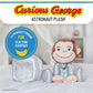 Curious George Animated Astronaut Stuffed Animal Plush Toy Monkey - Cute Cuddle Plushie Gift Makes Sound by Pushing Paw and Watch Him Move