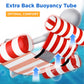 Funscape Pool Floats Chairs Adult, 2pcs Kids Inflatable Pool Lounges-Stripe