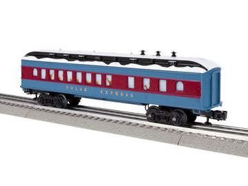 Lionel The Polar Express Diner Car - O Gauge Model Train Car with Interior Lighting, Diecast Trucks, Operating Couplers & Holiday Snow Roof, Age 14+