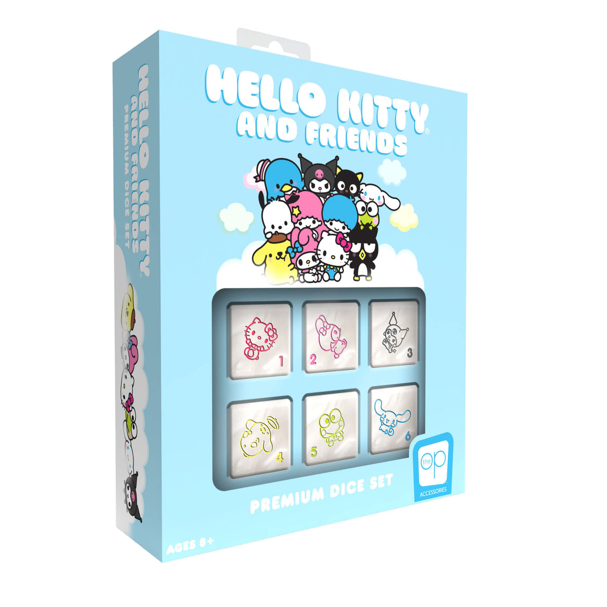 Hello Kitty and Friends Premium Dice Set | Hello Kitty and Friends Custom Dice with Collectible Tin Case | Based on Sanrio Hello Kitty and Friends |