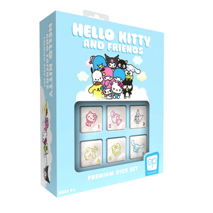 Hello Kitty and Friends Premium Dice Set | Hello Kitty and Friends Custom Dice with Collectible Tin Case | Based on Sanrio Hello Kitty and Friends |