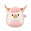 Squishmallows Original 20in Samson The Cookie Highland Cow with Bowtie - Official Jazwares Easter Plush (Jumbo)