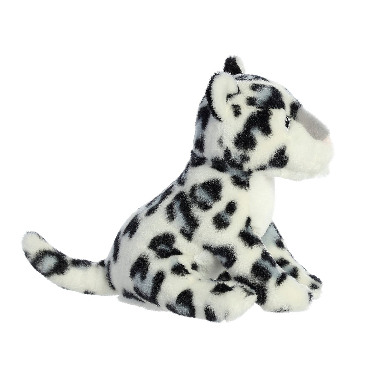 Aurora® Responsibly Made Eco Nation™ Snow Leopard Stuffed Animal - Ideal for Playtime Adventures - Perfect for Birthdays or Just Because - White 7.5