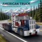 HIGH GODO Semi Truck Building Set, MOC City Road Tow Truck Model Kit Build and Display, Technology Trailer Set Toy Gift for Teens Adults 12+ (269PCS)