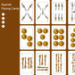 KKJBU 1 Decks Spanish Playing Cards Plastic Baraja Española | PVC Waterproof Mexican & Puerto Rican Briscas Cards | Professional Cartas Españolas