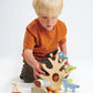 Tender Leaf Toys - Stacking Forest - Wooden Animal Balancing Game for Children and Toddlers - Manual Dexterity and Cognitive Development for Ages 18