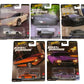 Hot Wheels Fast & Furious Die-Cast Cars Collection, 5-Pack Set, Mazda RX-7, Nissan Skyline, Dodge Charger, Alfa Romeo, Plymouth HNW-956K