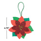 Poinsettia Ornament Craft Kit - Crafts for Kids and Fun Home Activities - Makes 12