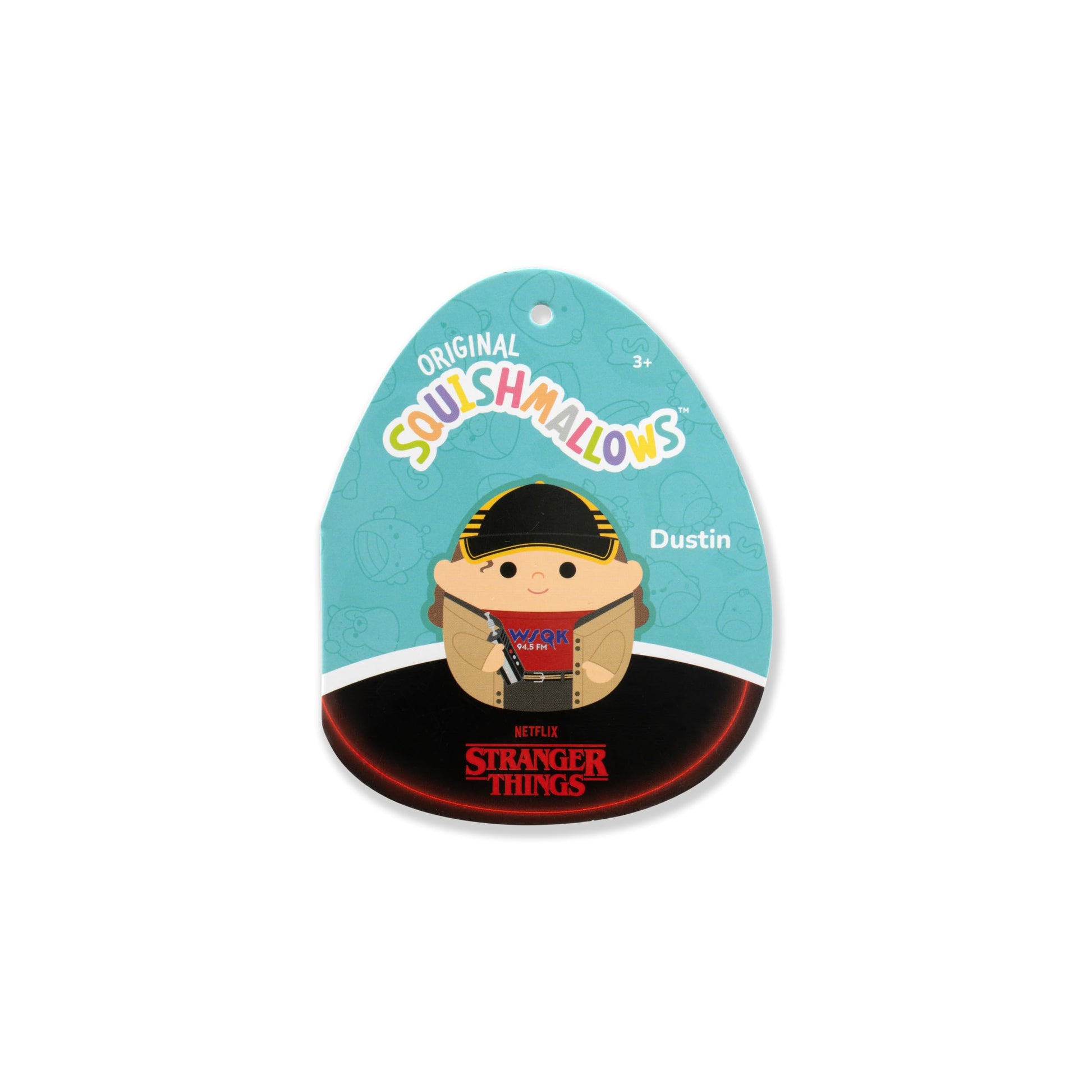 Squishmallows Original “Stranger Things” 12in Dustin Plush - Official Jazwares Plush (Medium-Sized)