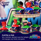 Treasures Gifted Officially Licensed PJ Masks Birthday Decorations - 24ct Cupcake Toppers & Wrappers - PJ Masks Birthday Party Supplies - Cake