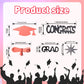 Red and Black Graduation Confetti 2026, 1000 Pcs Class of 2026 Table Centerpiece Grad Confetti for 2026 Graduation Party Decorations Supplies