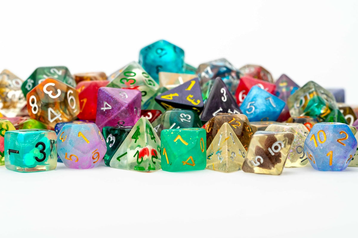 FanRoll ONE Pound of Premium Assorted Resin Dice