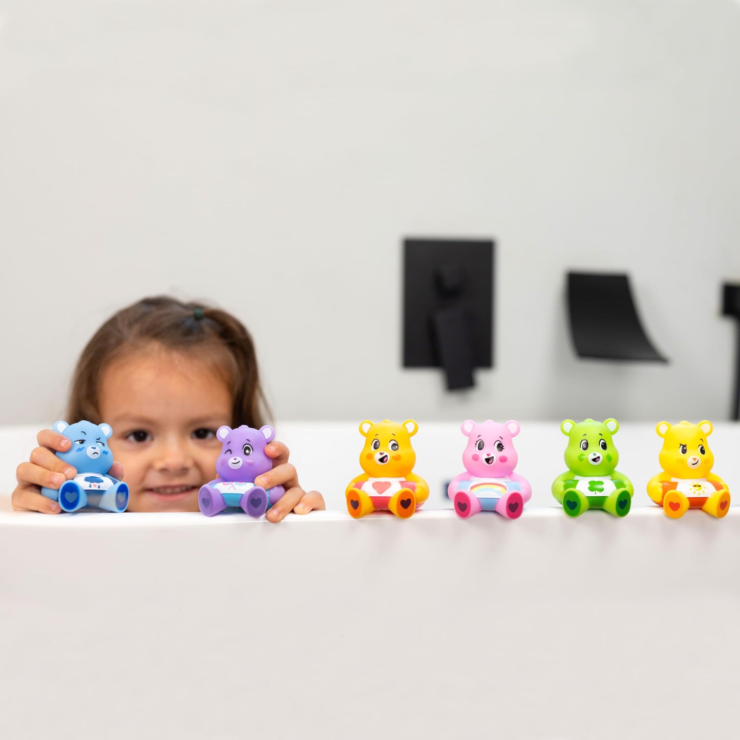 Care Bears Light Up Floats 3 Pack - Assorted Floating Water Toys for Babies & Toddlers - Bath Time, Sensory Bins, Water Tables & Year-Round Play, Ages