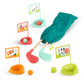 B. toys Wooden, Hole-in-Fun with Storage Bag, 15-Piece, Summer