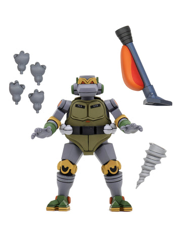 NECA 7" Teenage Mutant Ninja Turtles Cartoon The Mighty Metalhead Ultimate Action Figure