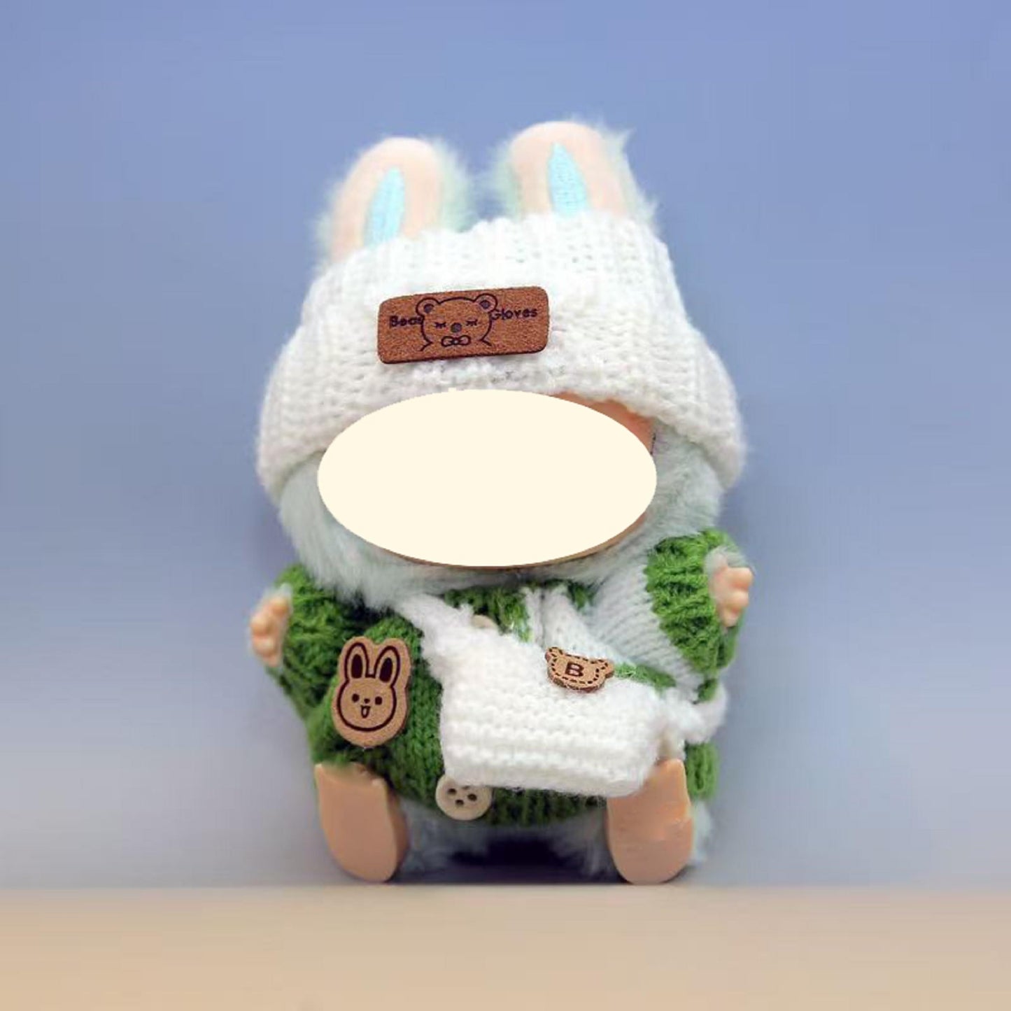 17cm Doll Clothes - Kawaii Chic Style Set for 17cm Dolls, Cute Doll Outfit with Accessories (Style D)